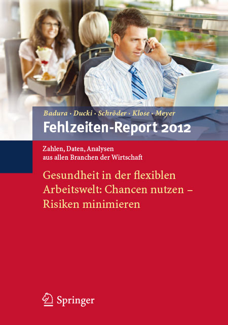 Cover der WIdO-Publikation Fehlzeiten-Report 2012
