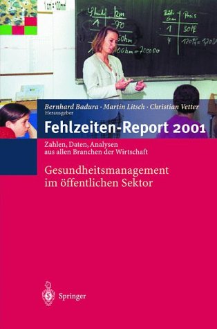 Cover der WIdO-Publikation Fehlzeiten-Report 2001